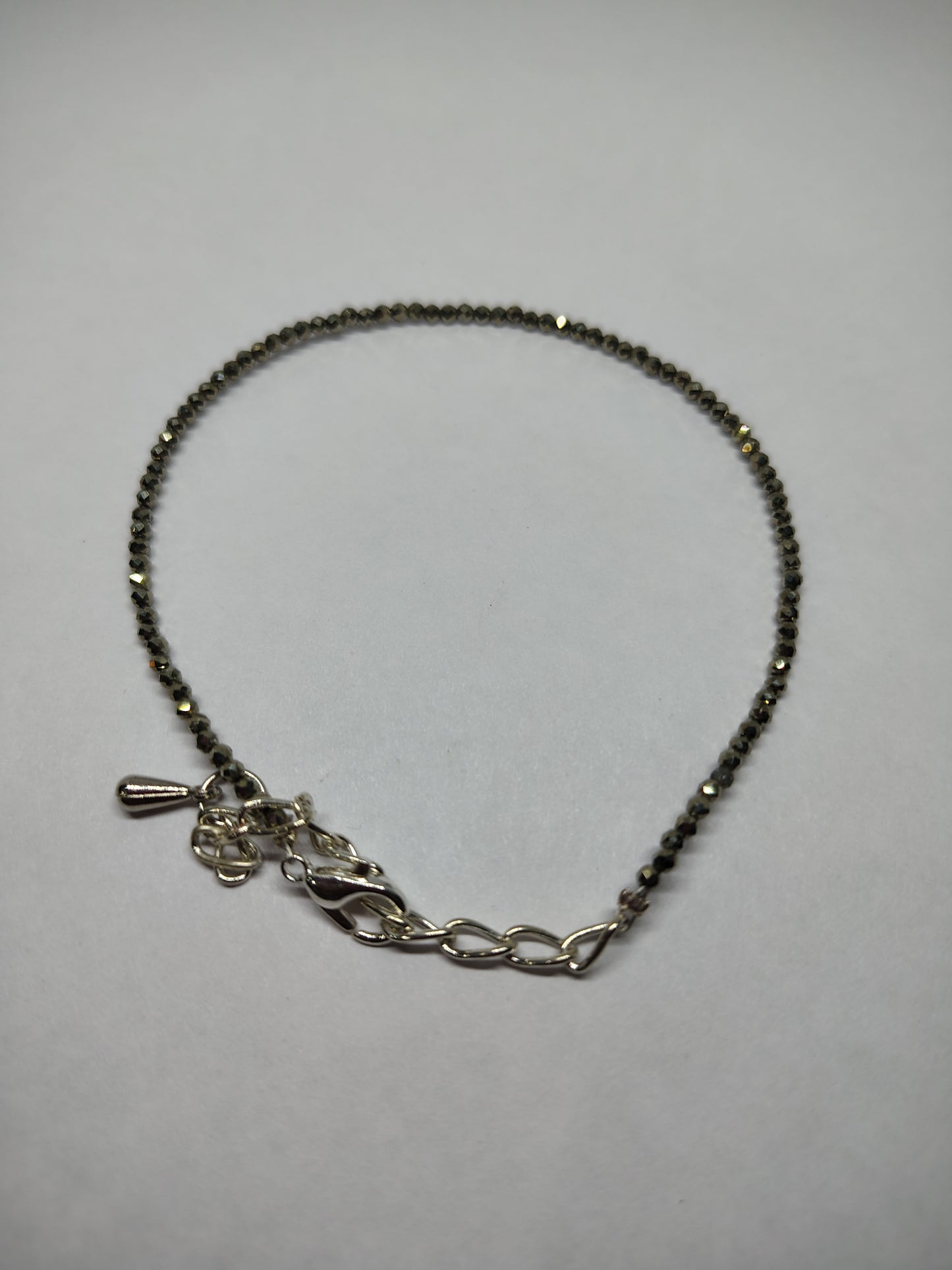 pyrite anklet