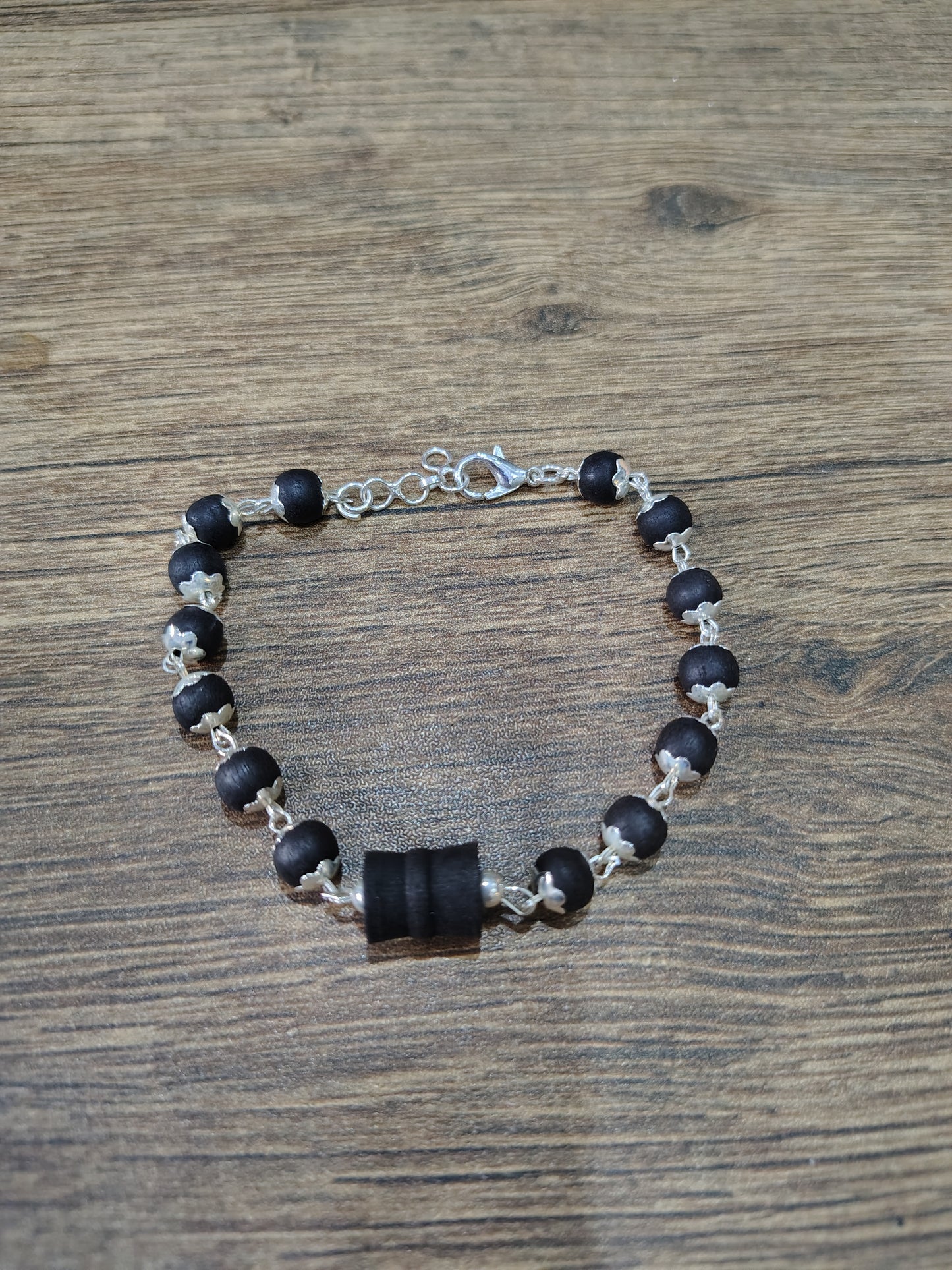 Karungali original wood bracelet german silver
