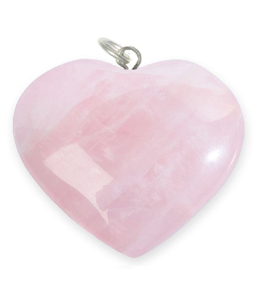 Real Rose Quartz Stone Pendant Kalyanastrogems