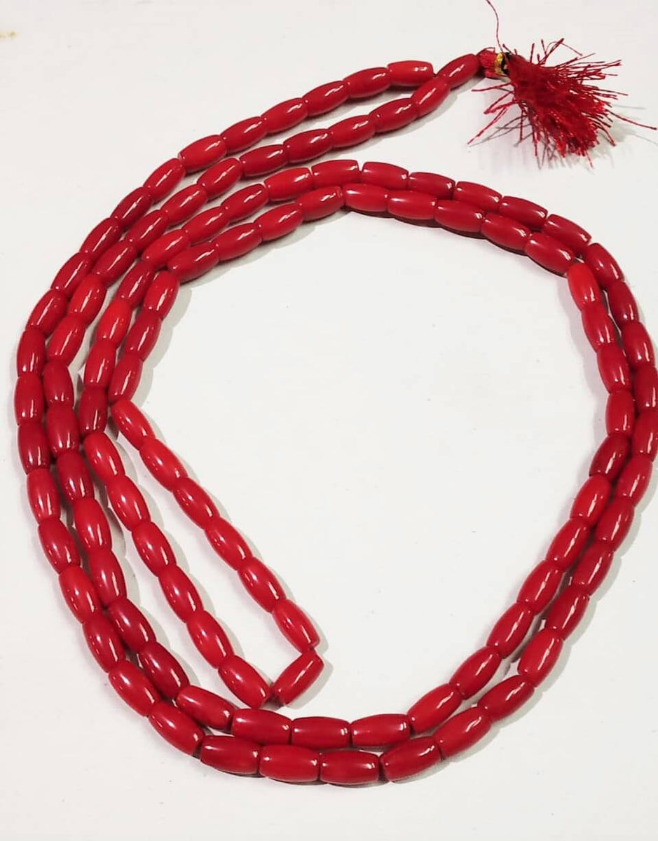 Red on sale coral mala