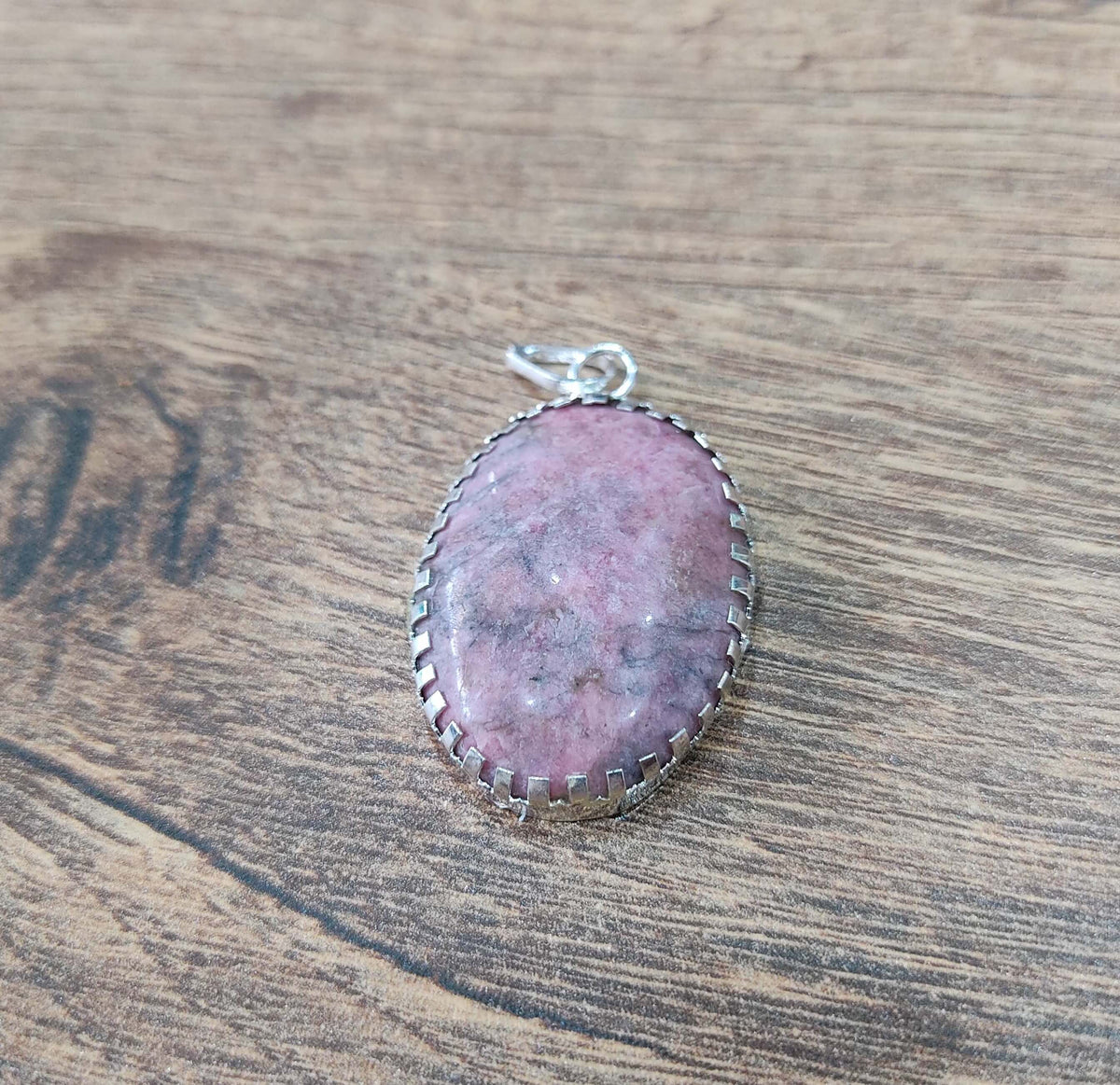 Rhodonite pendant hot sale