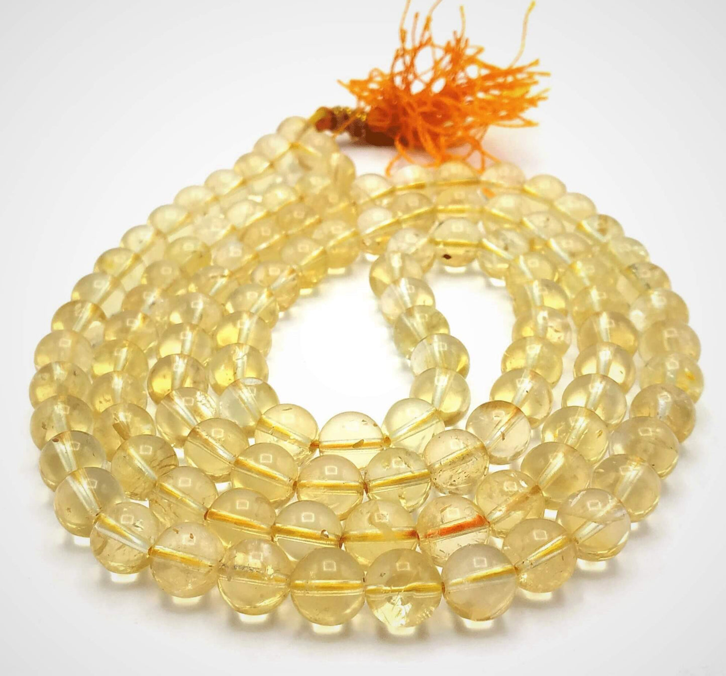 Yellow Citrine sunela mala