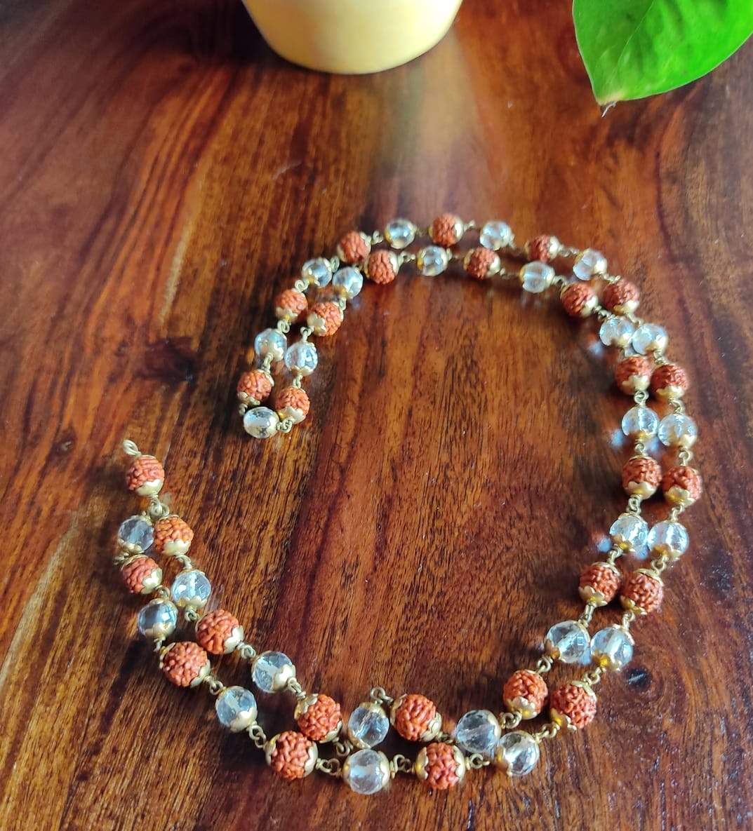 Rudraksha Sphatik mala