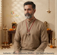 1 Mukhi Certified Rudraksha Original in Om design