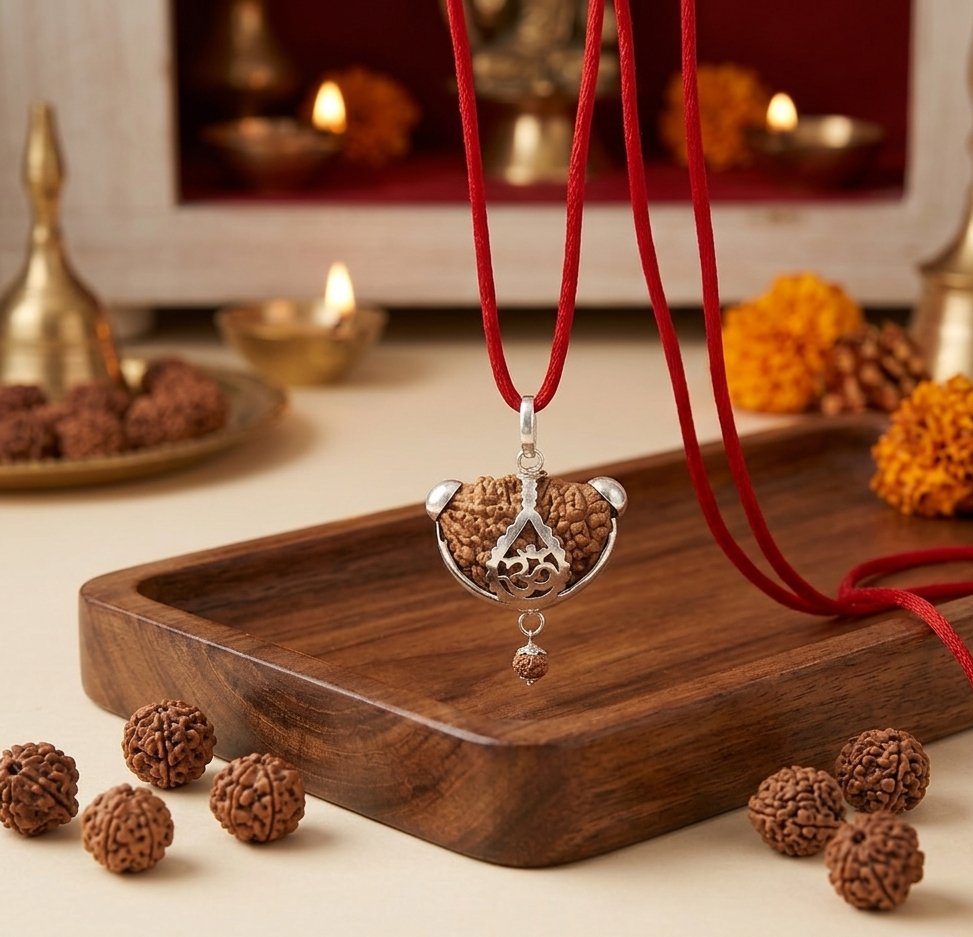 1 Mukhi Certified Rudraksha Original in Om design