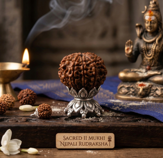 11 Mukhi Certified Rudraksha (Nepali origin)
