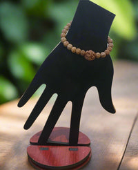 3 Mukhi Certified Rudraksha bracelet - Kalyanastrogems