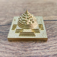 Brass Meru Shree Yantra CNC - Kalyanastrogems