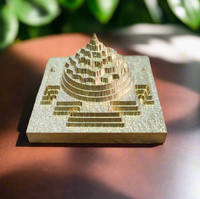 Brass Meru Shree Yantra CNC - Kalyanastrogems