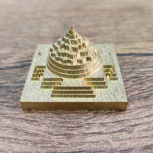 Brass Meru Shree Yantra CNC