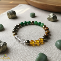 Dhan yog Money magnet Bracelet for wealth Natural beads