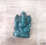 green jade ganesha idol