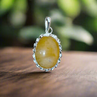 yellow aventurine pendant