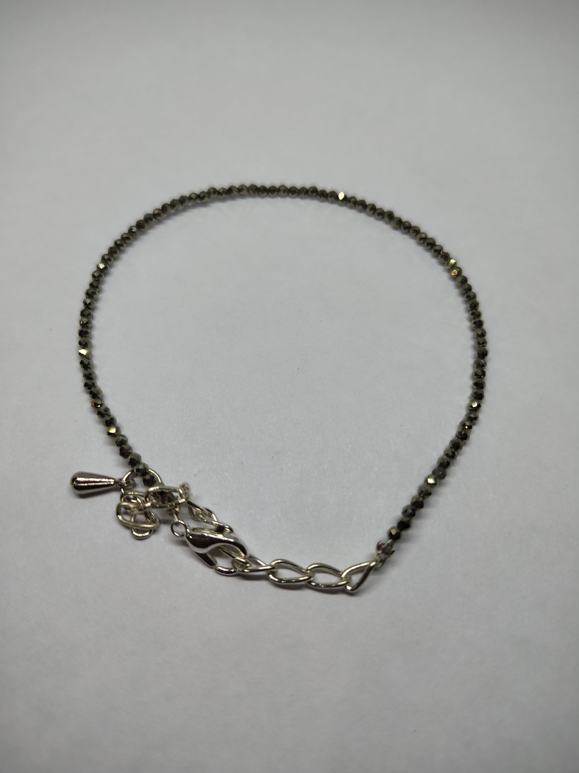 pyrite anklet