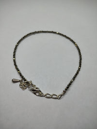 pyrite anklet