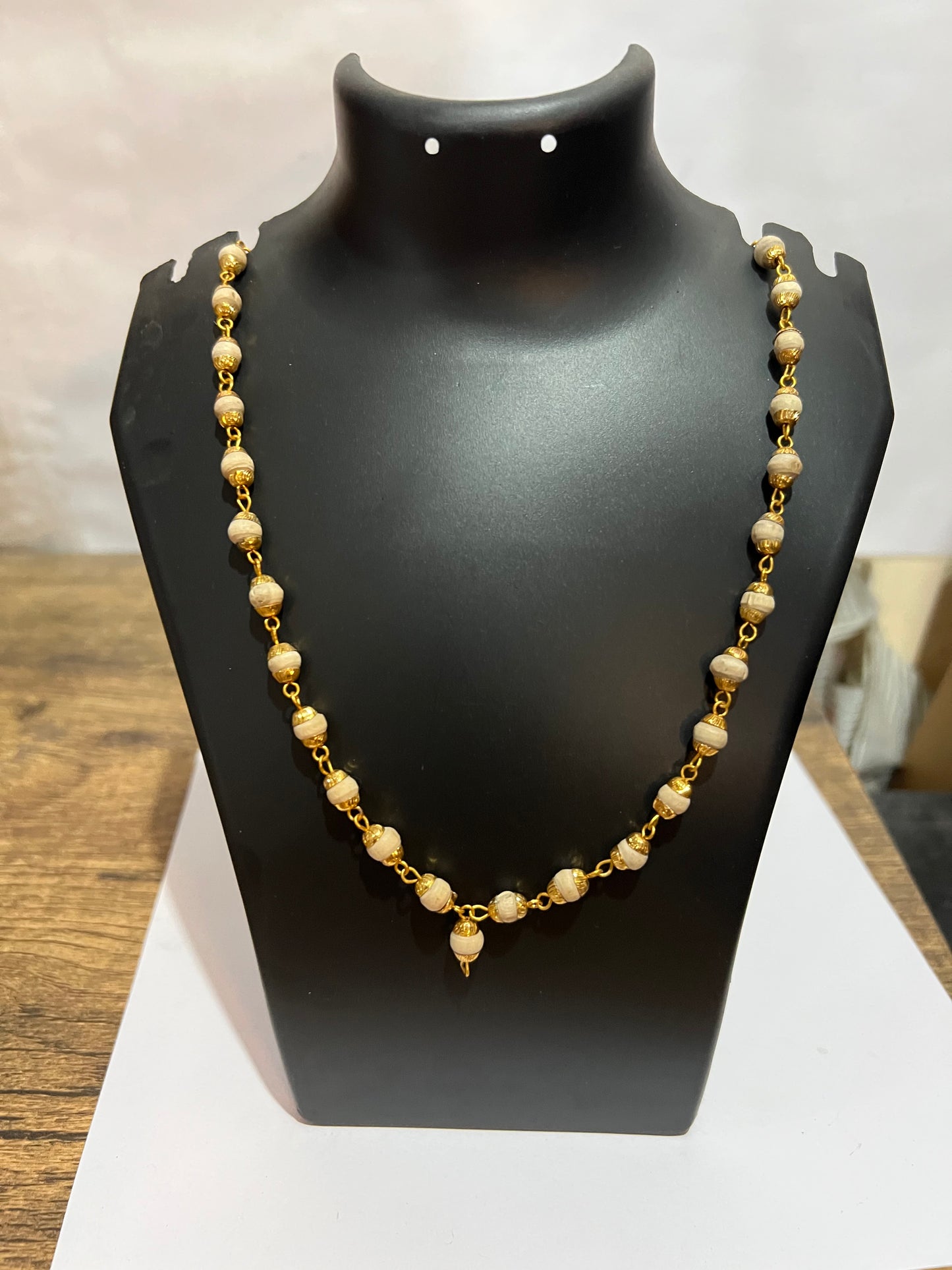 Tulsi Mala pure Golden colour