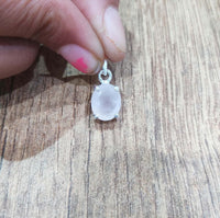 Real Rose Quartz Stone Pendant - Kalyanastrogems