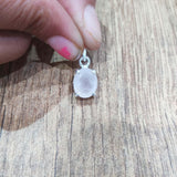 Real Rose Quartz Stone Pendant