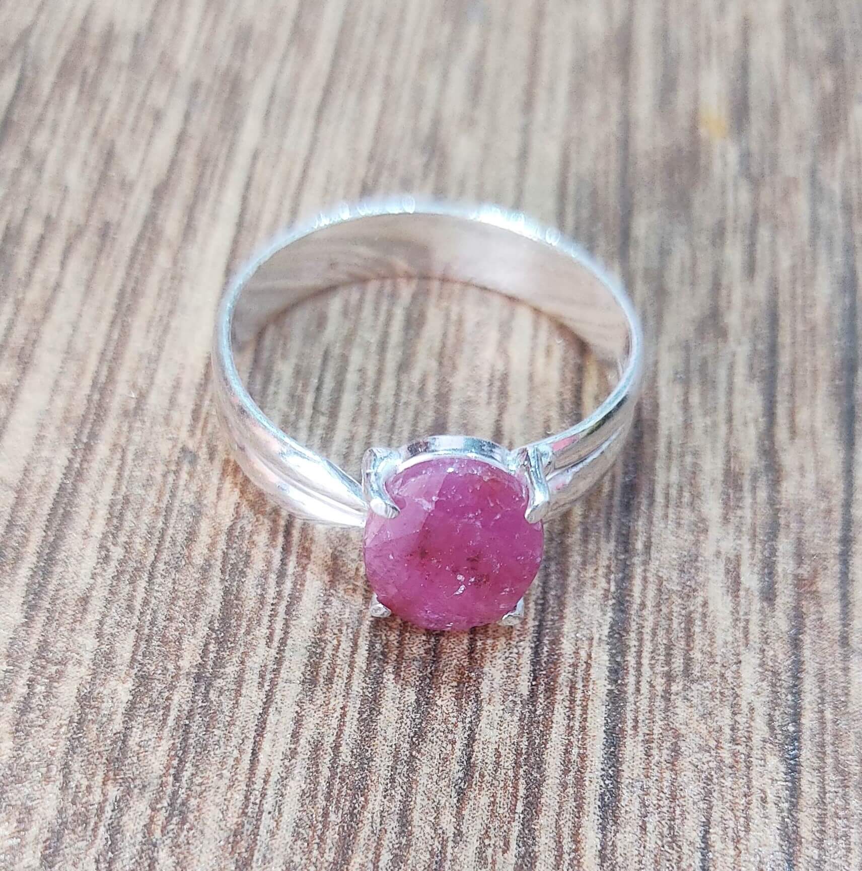 Manik Rong Ruby (Manik) gemstone ring – Kalyanastrogems