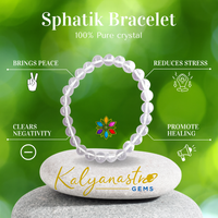 Sphatik Bracelet - 100% Pure crystal