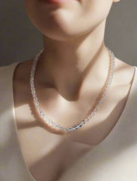 Sphatik Mala - 100% Quartz crystal (108 beads) - Kalyanastrogems