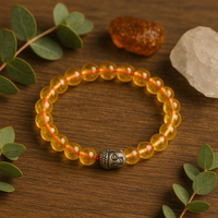 yellow citrine bracelet