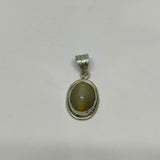 cats eye stone pendant