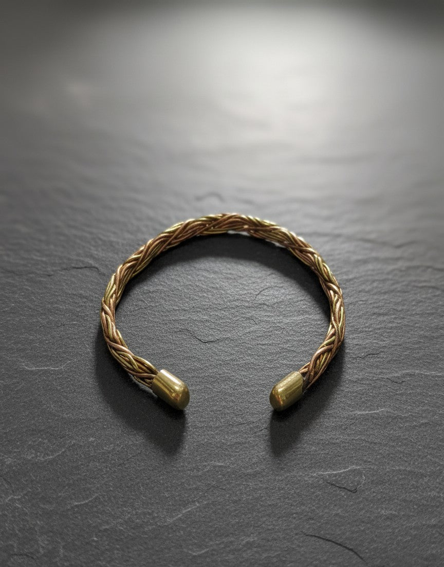 Copper brass Kada bangle bracelet