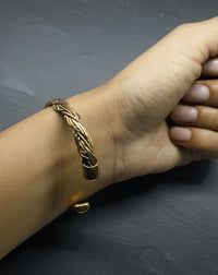 Copper brass Kada bangle bracelet