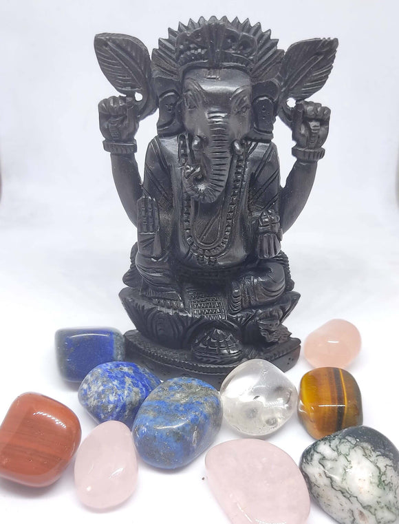 Black Ebony Karungali Ganesh idol