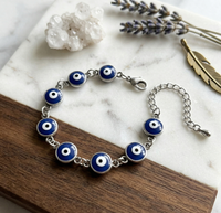 Evil eye Bracelet (Nazar Suraksha)  for protection - Metal