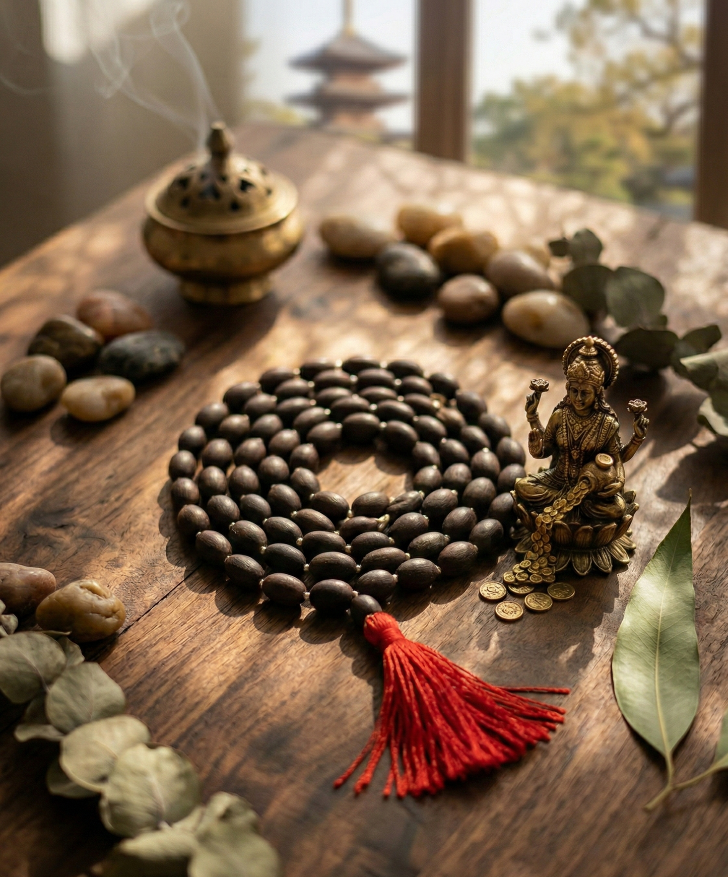 Kamal Gutta (Lotus seed) Mala (108 beads)