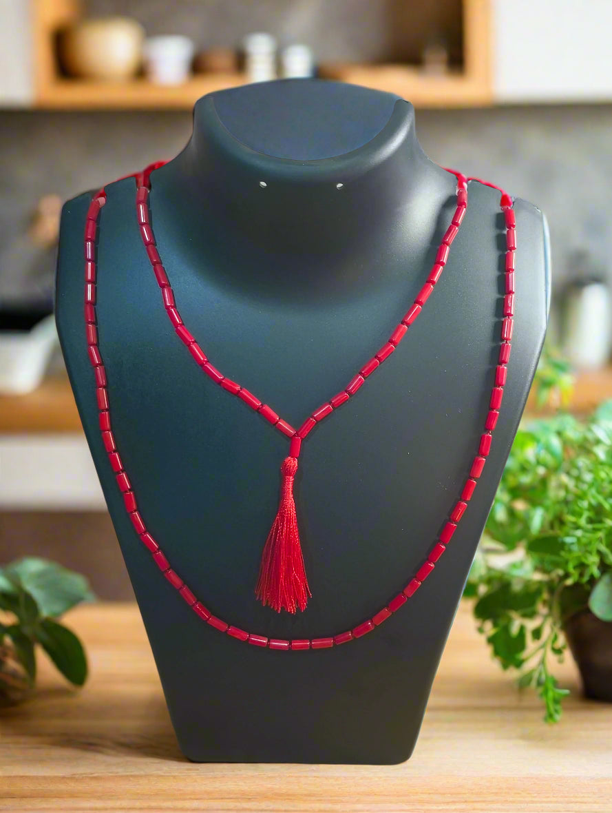Munga Coral Mala for Mangal Dosh – Kalyanastrogems