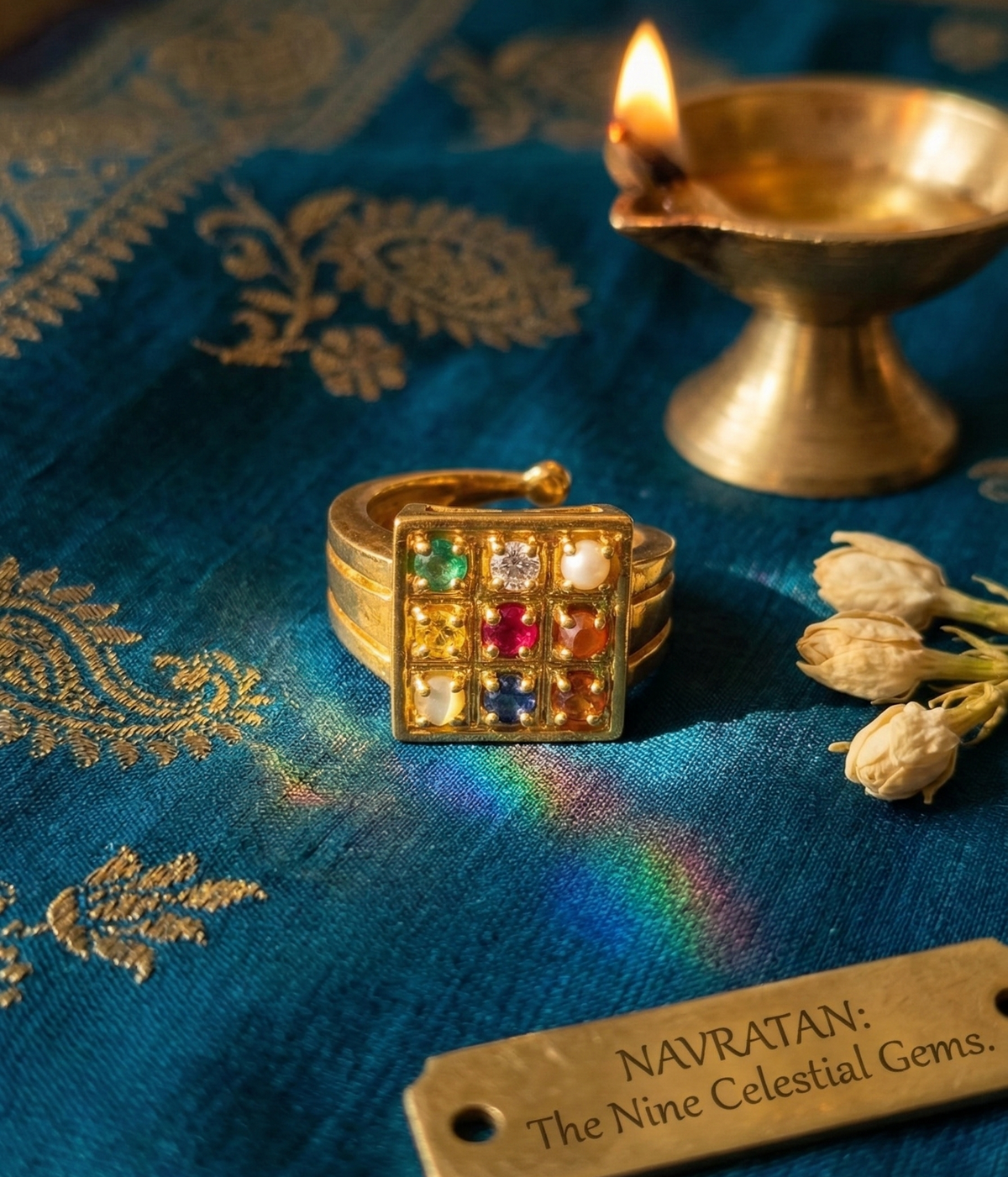 Real Navratan precious stones Ring – Kalyanastrogems