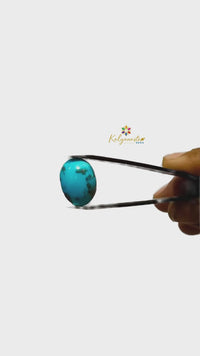 Certified Turquoise (Firoza) Gemstone