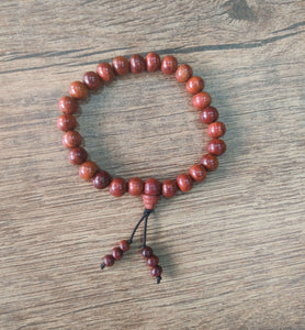 red sandal wood bracelet