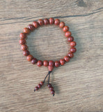 red sandal wood bracelet