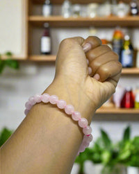rose quartz bracelet for love