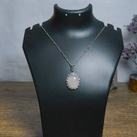 Rose quartz pendant