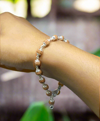 rudraksha bracelet silver