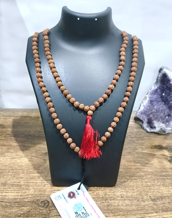 Rudraksh Mala 5 mukhi (108 beads) Premium