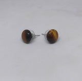 Tiger eye stone Earrings Studs Tops