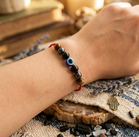Triple protection Stone Raksha Sutra Rakhi Bracelet