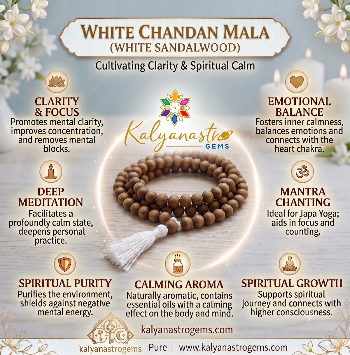 Sandalwood Chandan Mala - 100% Pure