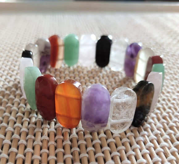7 chakra healing bracelet stones