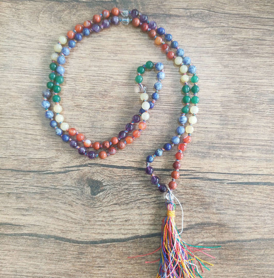 7 chakra balancing mala reiki