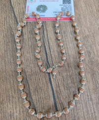 7 mukhi rudraksh mala silver