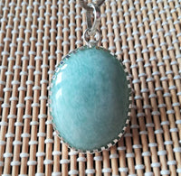 amazonite feroza loclket pendant