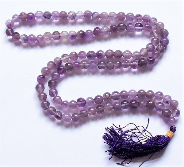 Amethyst buddhist prayer clearance beads