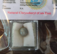 cats eye Chrysoberyl gemstone